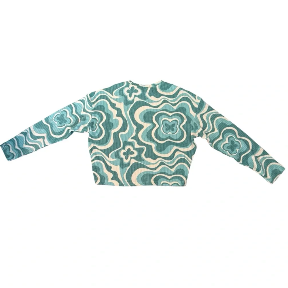 H&M Green Oversized Long Sleeve Sweater Sz‎ 16/18.